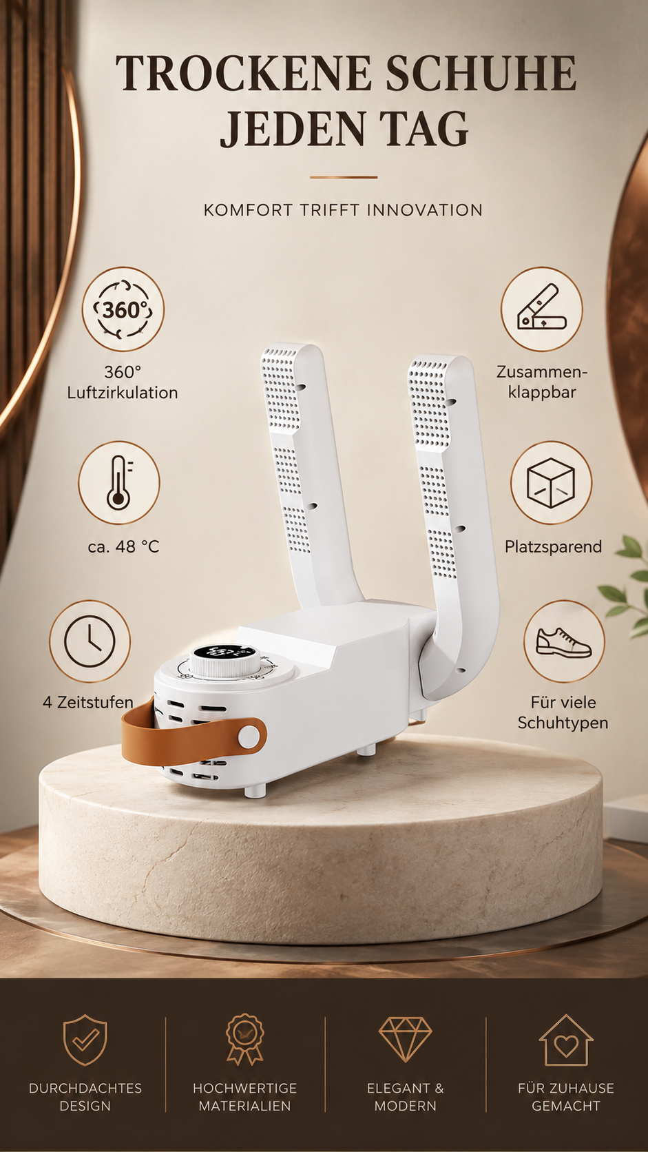 DryStep Pro™ – Elektrischer Schuhtrockner