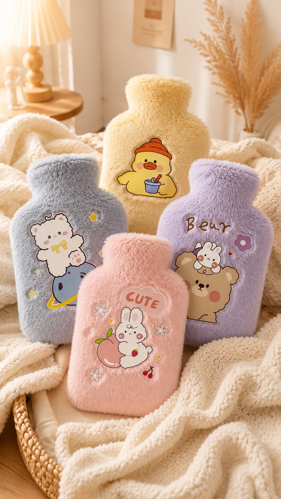 CozyHeat Bear™ – Flauschige Wärmflasche
