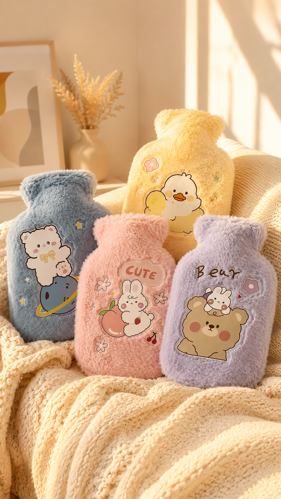 CozyHeat Bear™ – Flauschige Wärmflasche
