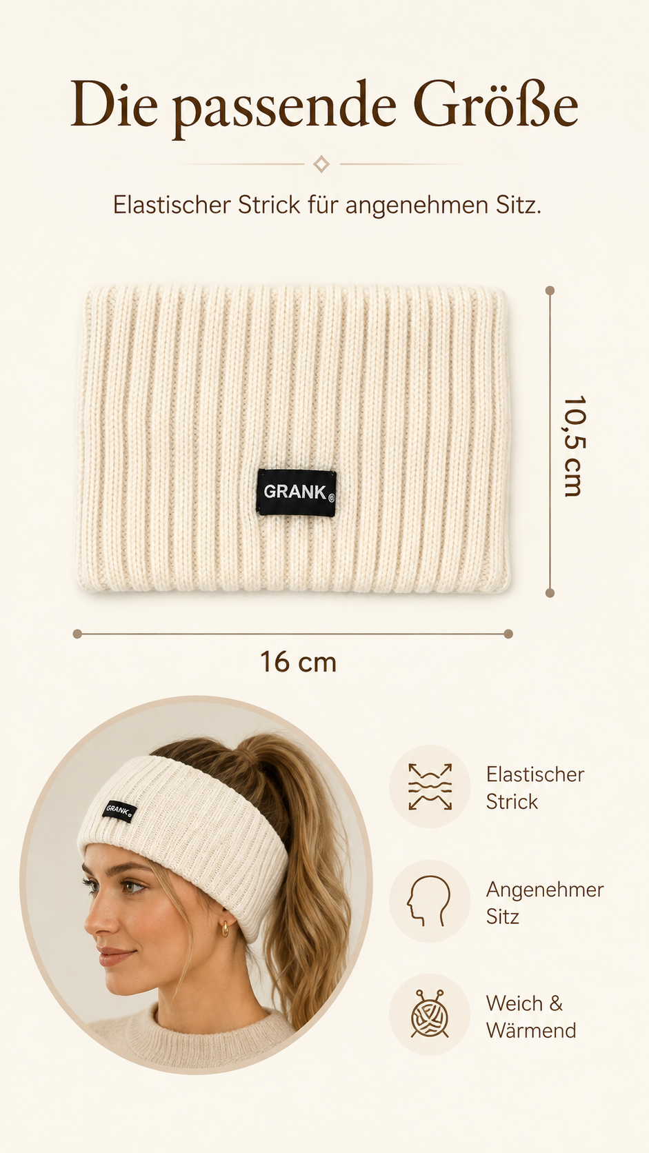 WRELS CozyBand™ – Wärmendes Stirnband