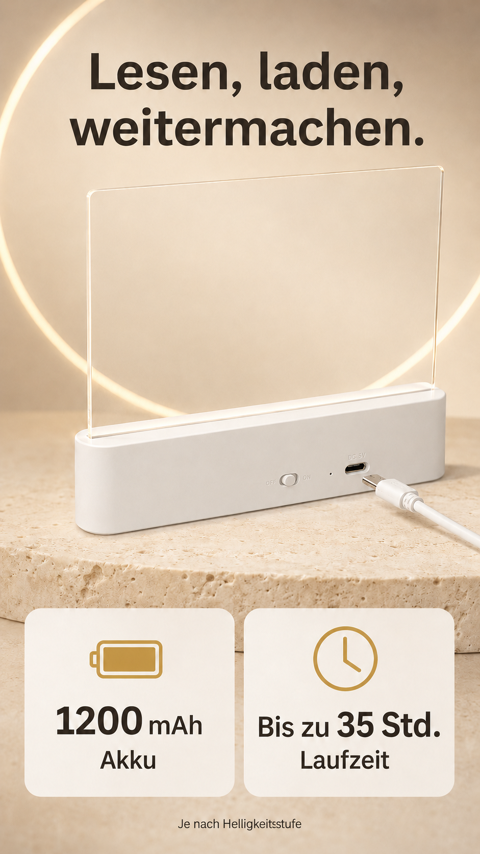 LumiRead Pro™ – Premium LED-Leselampe