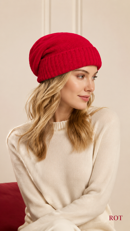 SatinMütze Deluxe™ – Haarschonende Wintermütze