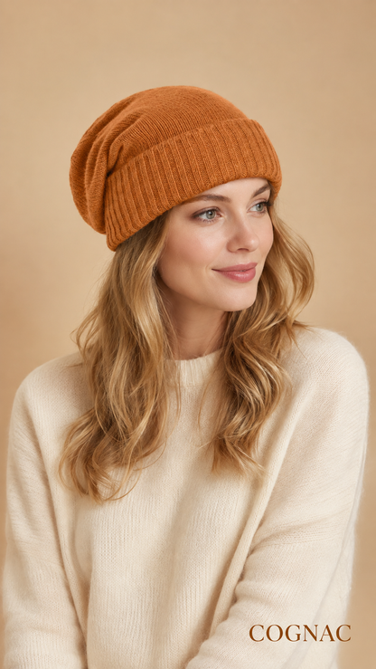 SatinMütze Deluxe™ – Haarschonende Wintermütze
