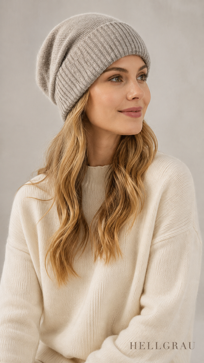 SatinMütze Deluxe™ – Haarschonende Wintermütze