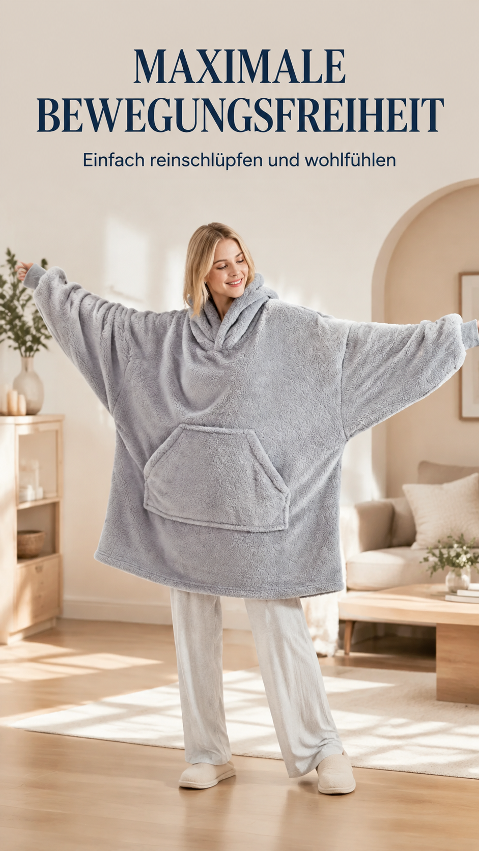 CozyHood™ – Flauschiger Deckenhoodie