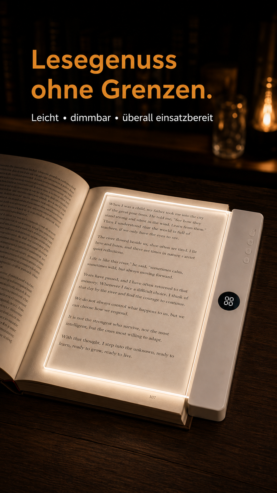 LumiRead Pro™ – Premium LED-Leselampe
