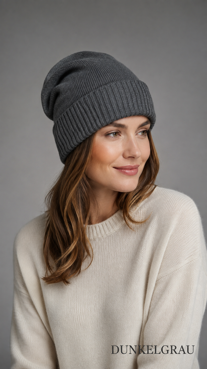SatinMütze Deluxe™ – Haarschonende Wintermütze