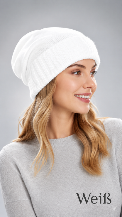SatinMütze Deluxe™ – Haarschonende Wintermütze