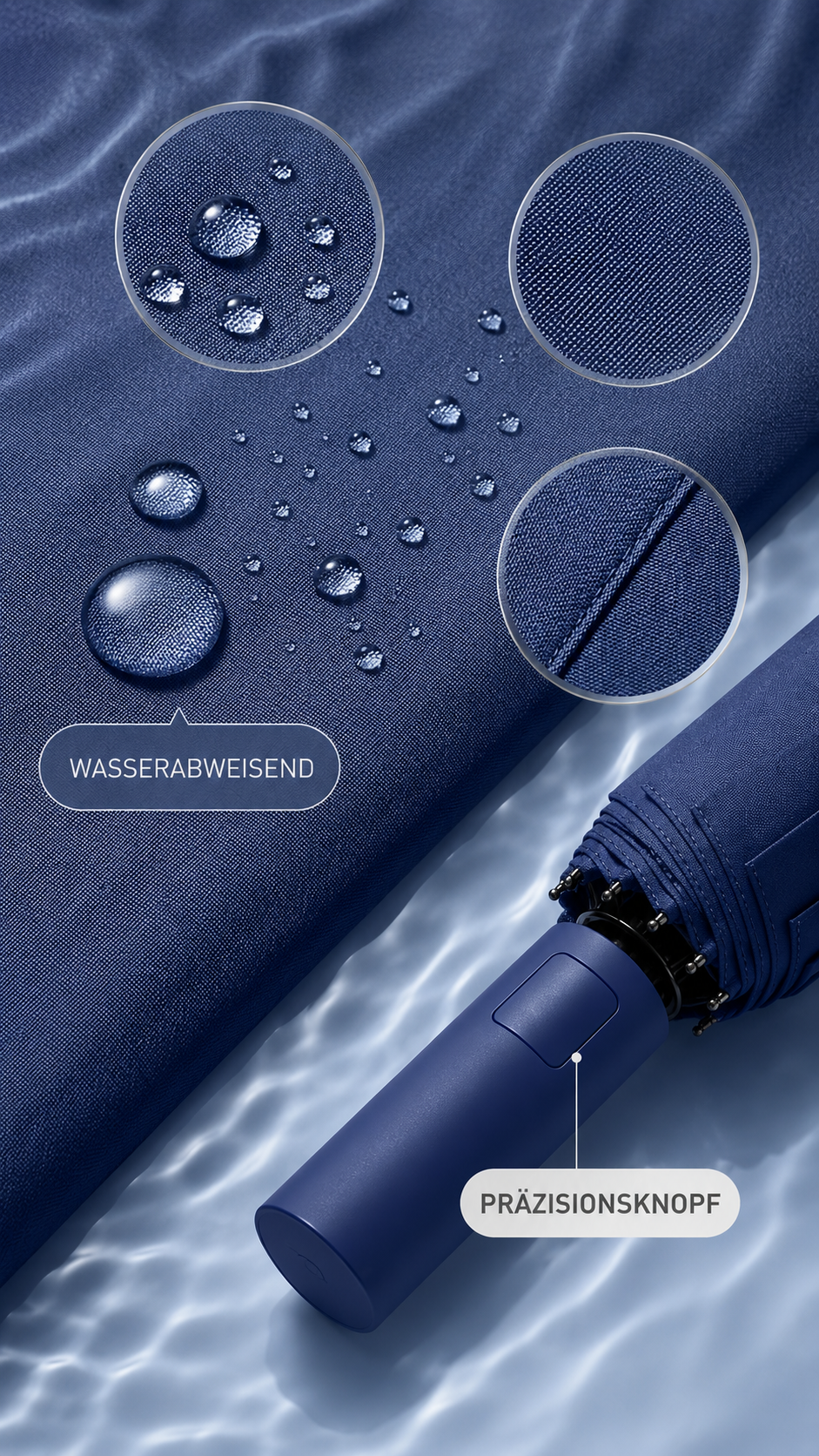 RainGuard Pro™ – Windfester Automatik-Regenschirm